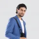 Τσαντάκι ώμου χιαστί Premium Collection Bange QD751 μαύρο