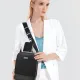 Τσαντάκι ώμου χιαστί Premium Collection Bange QD751 μαύρο