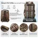 Δερμάτινο σακίδιο πλάτης Cardinal 21 L 2329 coffee