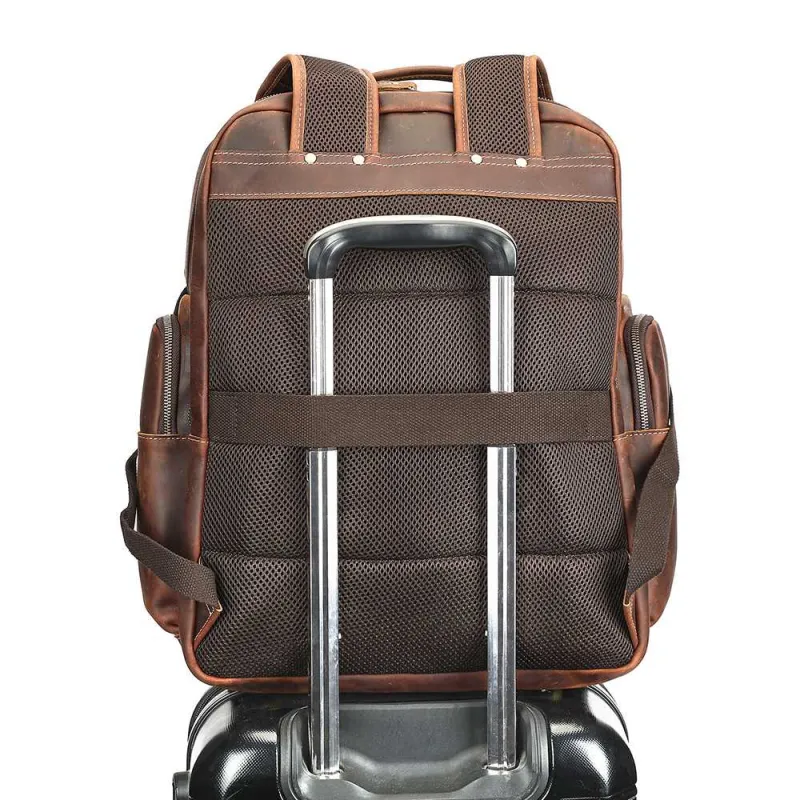 Δερμάτινο σακίδιο πλάτης Cardinal 35 L 2330 coffee