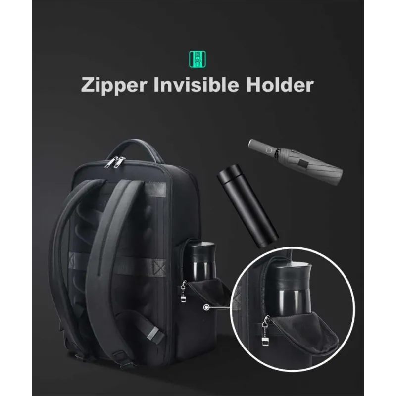 Backpack 20L Laptop 15,6” Bopai 61-125031 μαύρο