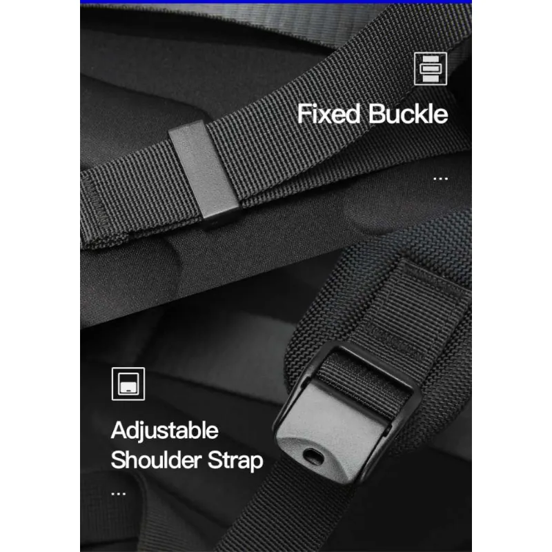 Backpack 20L Laptop 15,6” Bopai 61-125031 μαύρο