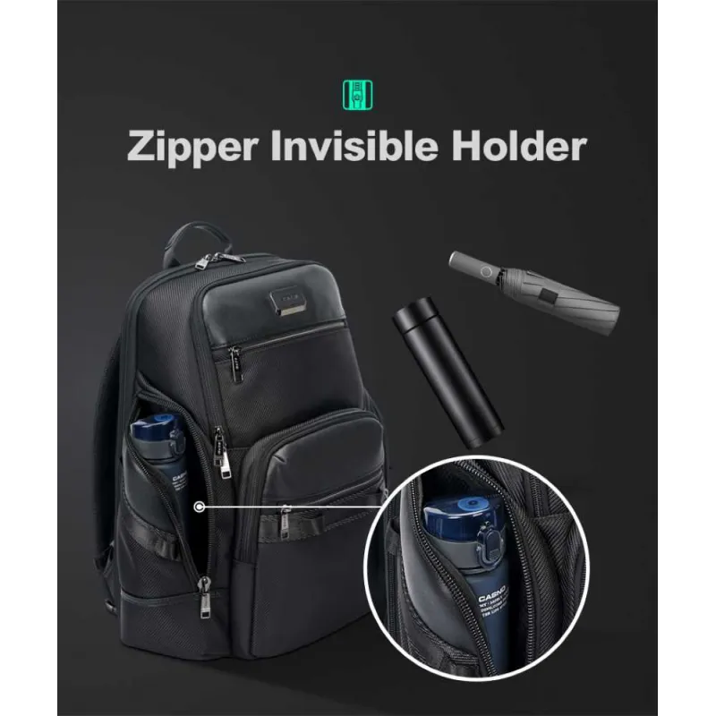 Backpack 26L Laptop 15,6” Bopai 61-126261 μαύρο