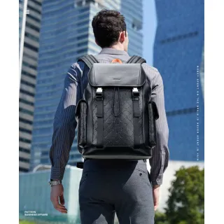 Δερμάτινο Σακίδιο 18L Laptop 15,6” Bopai 61-128821 μαύρο