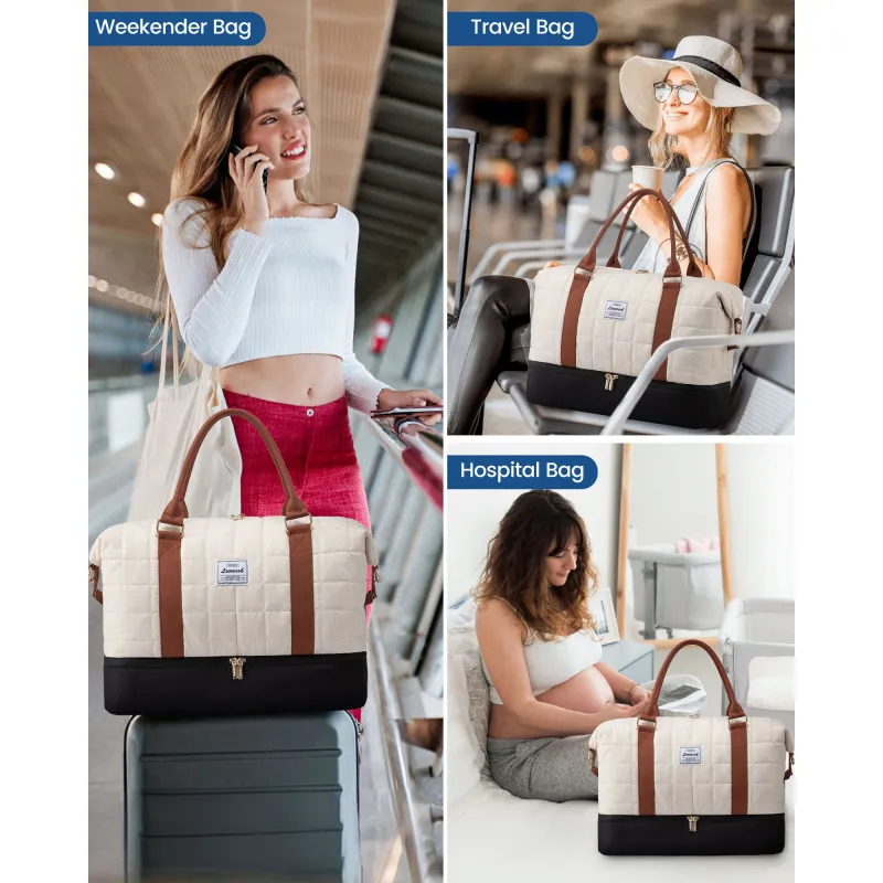 Σετ Σάκος ταξιδιού 40 L Lovevook UB4063 beige black