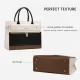 Τσάντα Χειρός & Χιαστί Lovevook 15,6'' WB4273 beige black brown