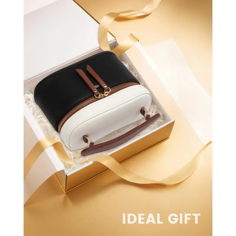 Τσαντάκι Χειρός Χιαστί Lovevook WB4311 beige black brown
