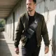 Δερμάτινη Τσάντα Στήθους Bull Captain XB 018 μαύρο