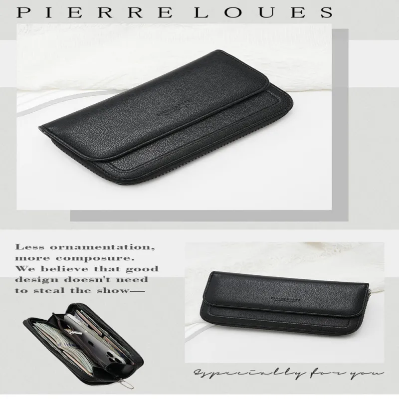 Γυναικείο Πορτοφόλι Μεγάλο Pierre Loues PL618-97 μαύρο