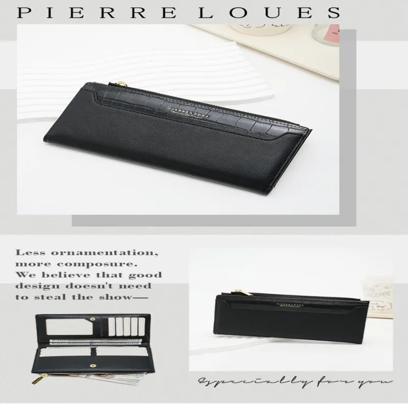 Πορτοφόλι Γυναικείο Μεγάλο Pierre Loues PL821-78-1 μαύρο