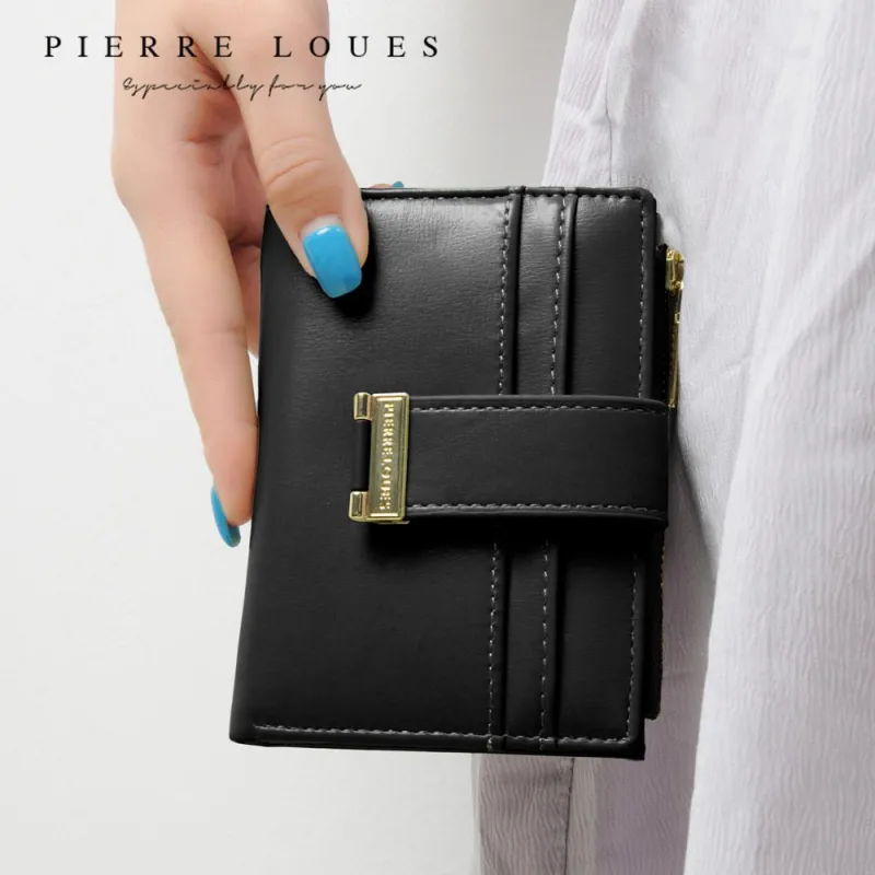 Πορτοφόλι Γυναικείο Μικρό Pierre Loues PL821-79-B49 μαύρο