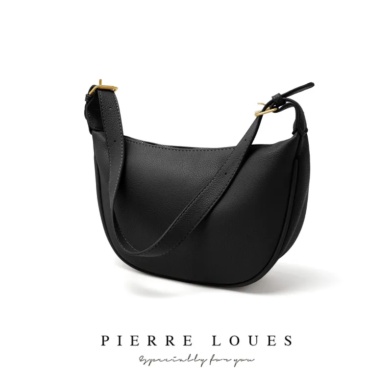 Γυναικεία Τσάντα Xειρός Χιαστί Pierre Loues PL868-70 μαύρο