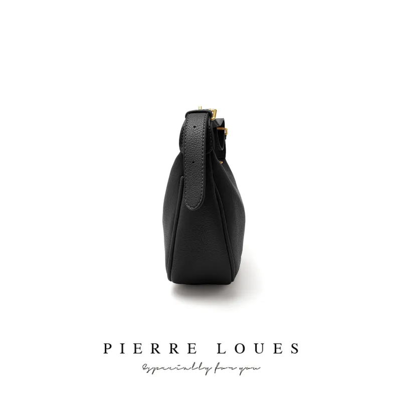 Γυναικεία Τσάντα Xειρός Χιαστί Pierre Loues PL868-70 μαύρο