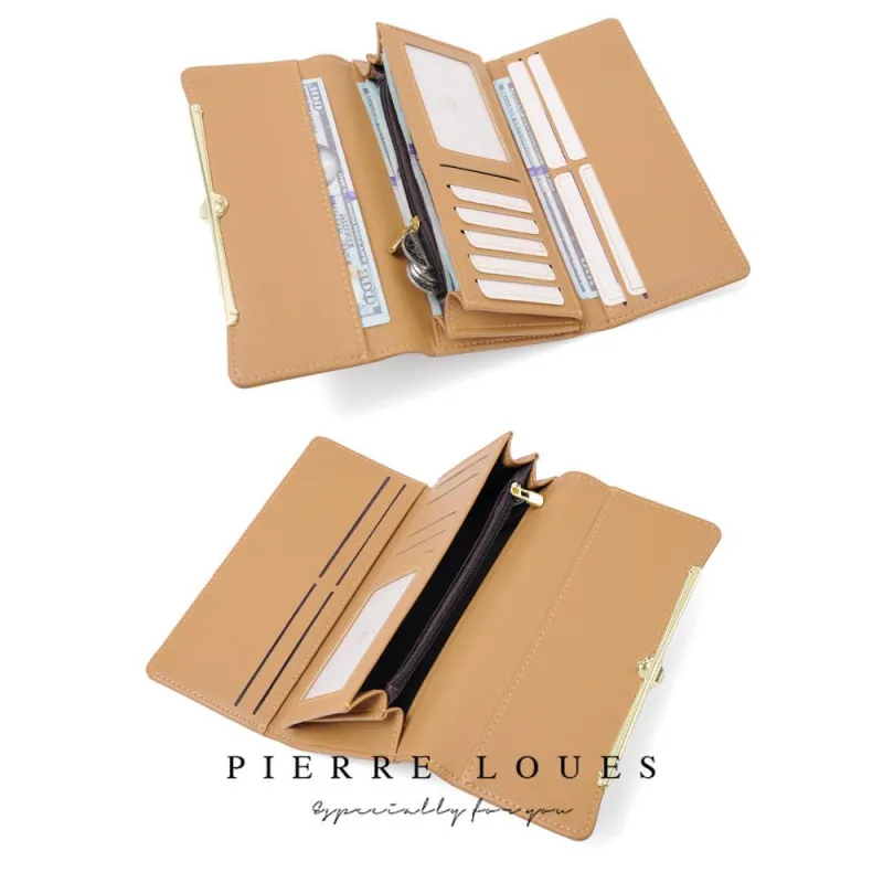 Πορτοφόλι Γυναικείο Μεγάλο Pierre Loues PL986-63 καφέ