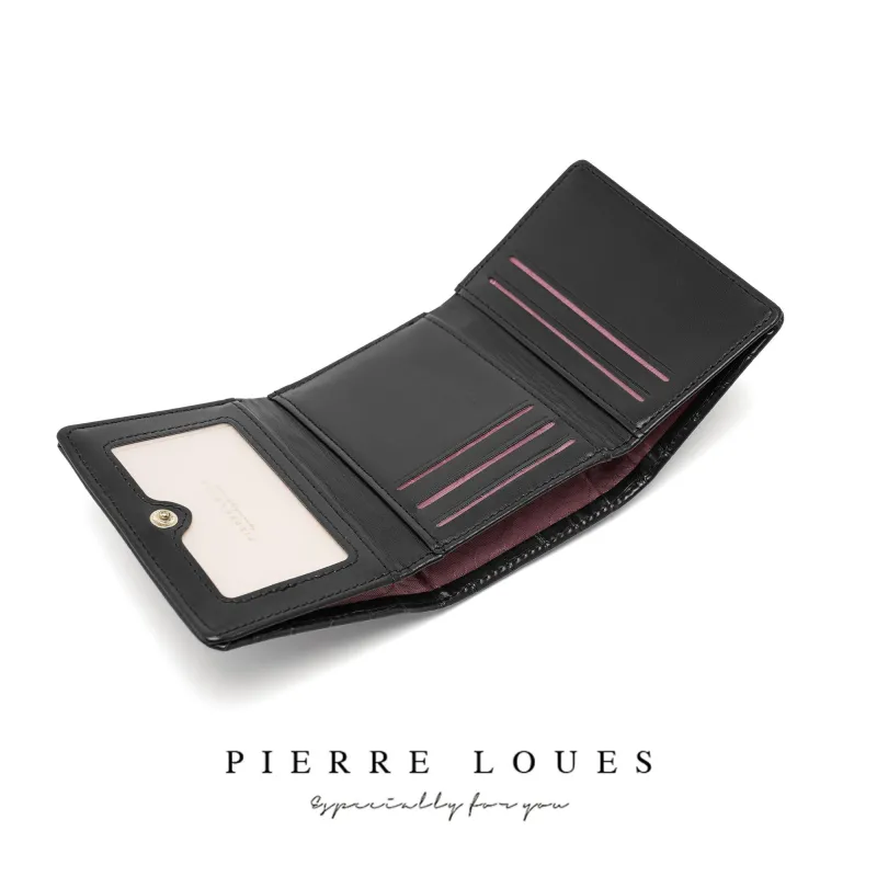 Μικρό Πορτοφόλι Γυναικείο Pierre Loues B13-48 μαύρο