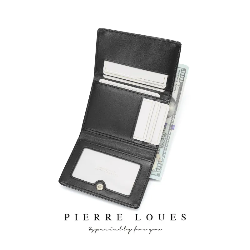 Μικρό Πορτοφόλι Γυναικείο Pierre Loues B13-49 μαύρο