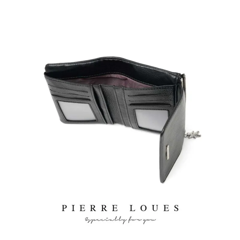 Μικρό Πορτοφόλι Γυναικείο Pierre Loues PL288-26 μαύρο