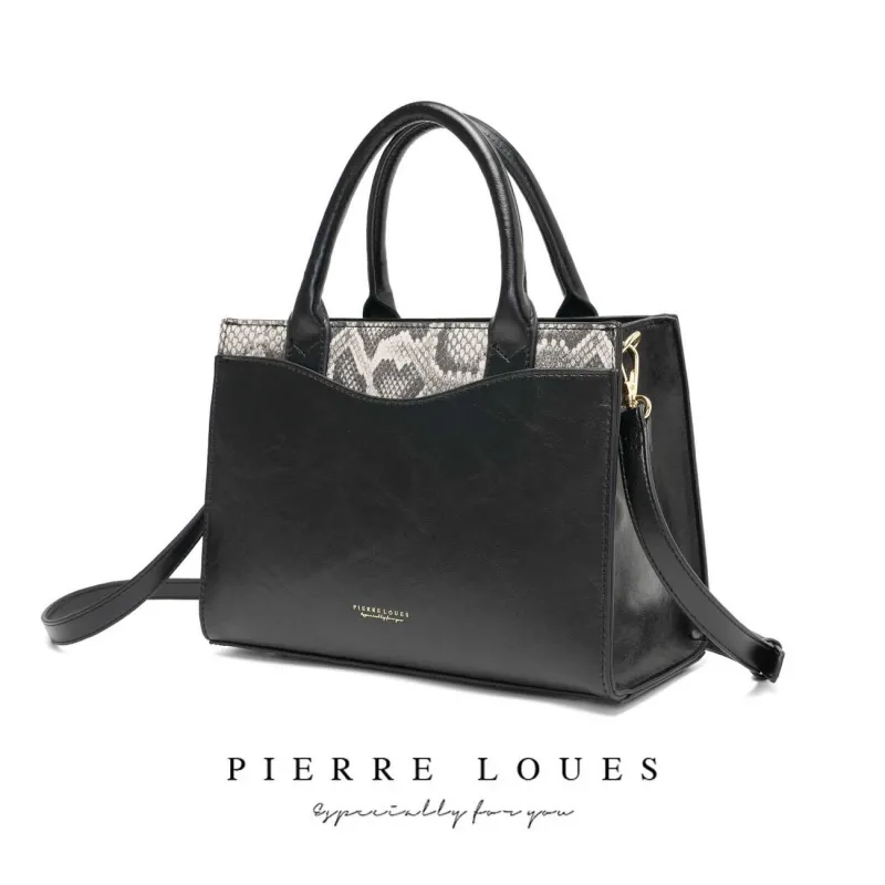 Γυναικεία τσάντα Χιαστί Pierre Loues PL615-38 μαύρο