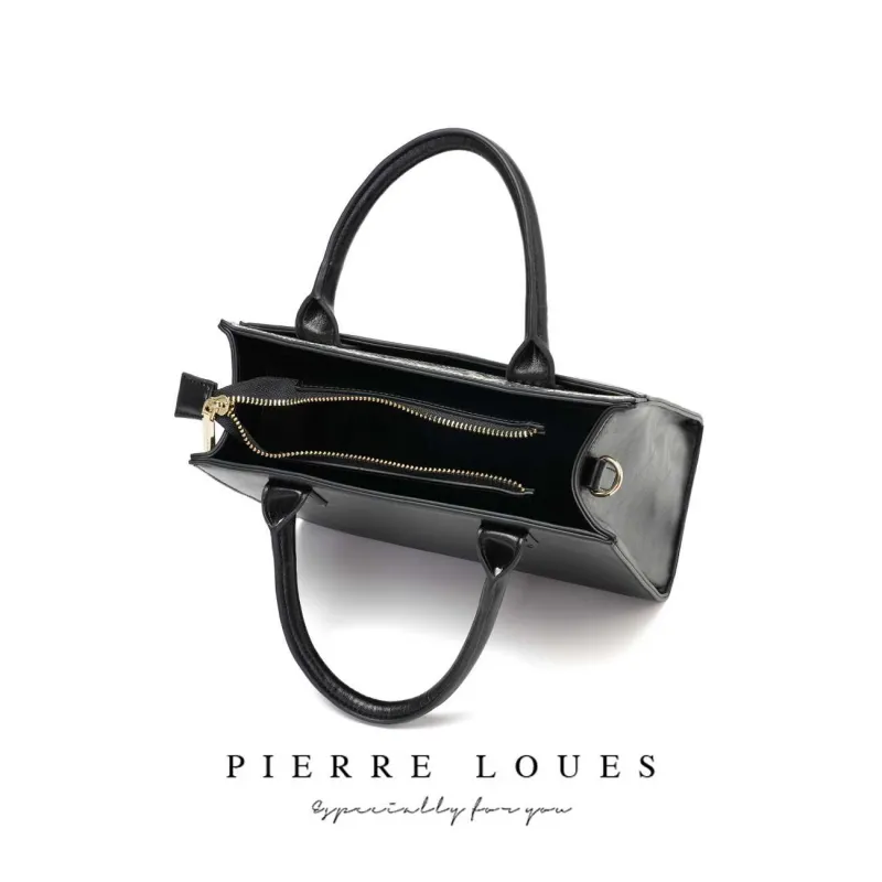 Γυναικεία τσάντα Χιαστί Pierre Loues PL615-38 μαύρο