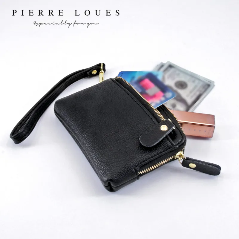 Γυναικείο Πορτοφόλι Saffiano Pierre Loues PL805-69 μαύρο