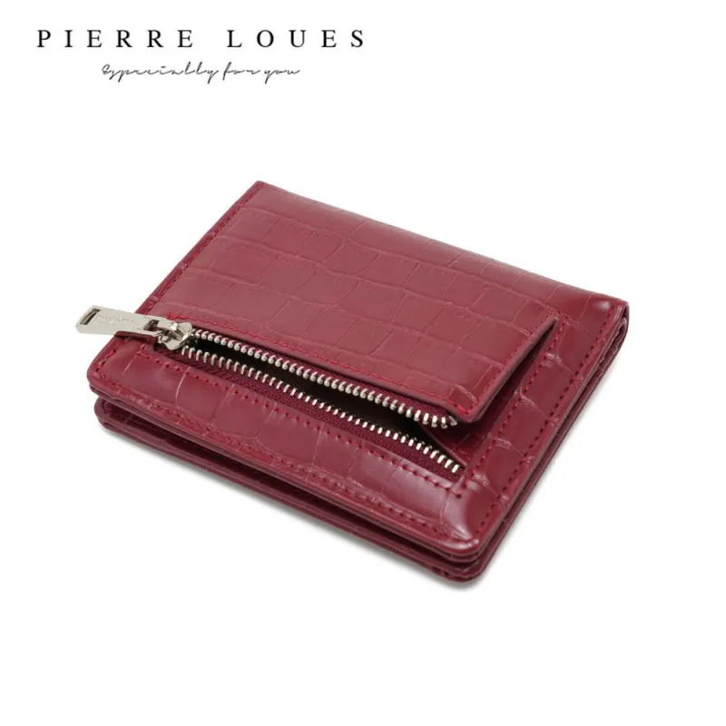 Μικρό Πορτοφόλι Γυναικείο Pierre Loues PL822-17A μπορντό