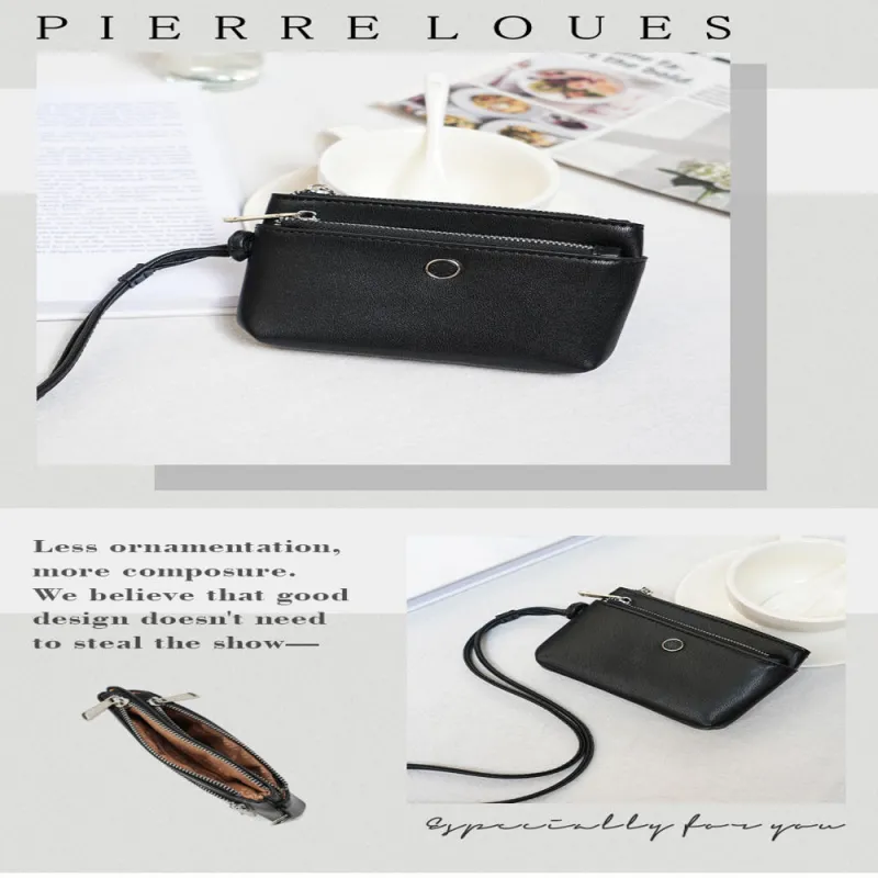 Μικρό Πορτοφόλι Γυναικείο Pierre Loues PL967-54 μαύρο