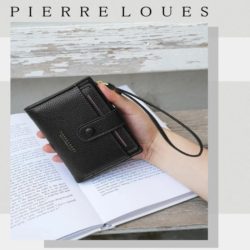 Μικρό Πορτοφόλι Γυναικείο Pierre Loues PL982-37Q μαύρο