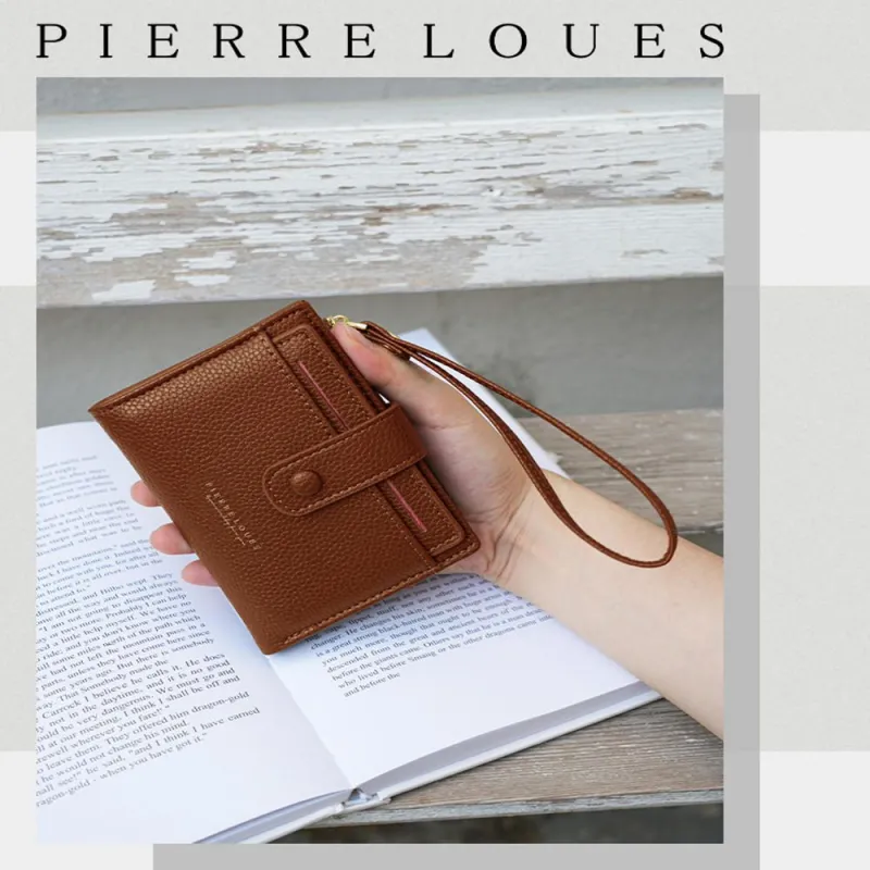 Μικρό Πορτοφόλι Γυναικείο Pierre Loues PL982-37Q καφέ