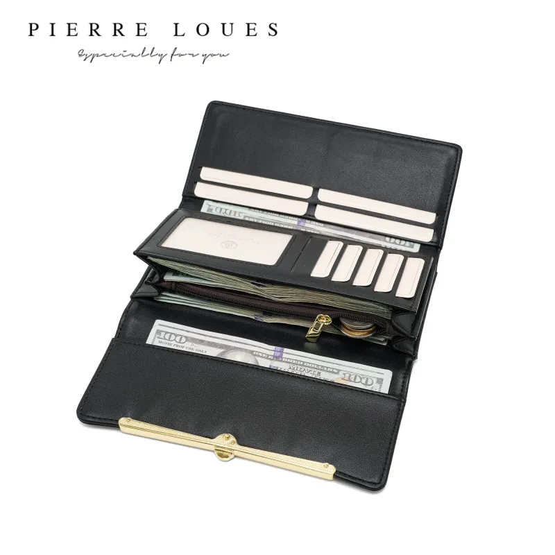 Πορτοφόλι Γυναικείο Μεγάλο Pierre Loues PL986-63 μαύρο