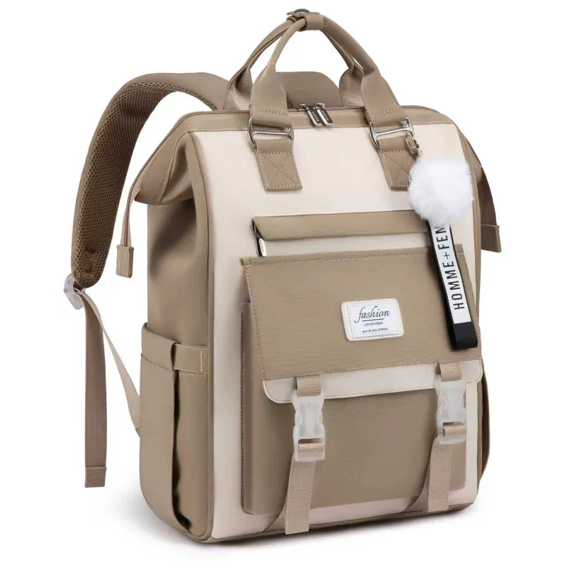 Γυναικείο Σακίδιο Επαγγελματικό Lovevook 15,6'' MB2119 beige/khaki
