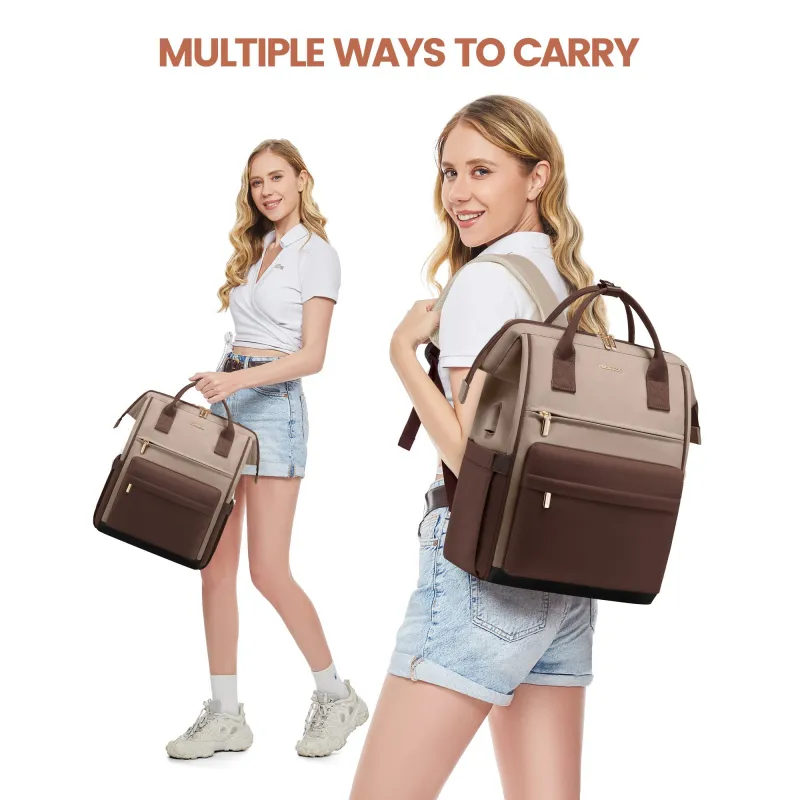 Γυναικείο Σακίδιο USB Lovevook 15,6'' MB2146 brown