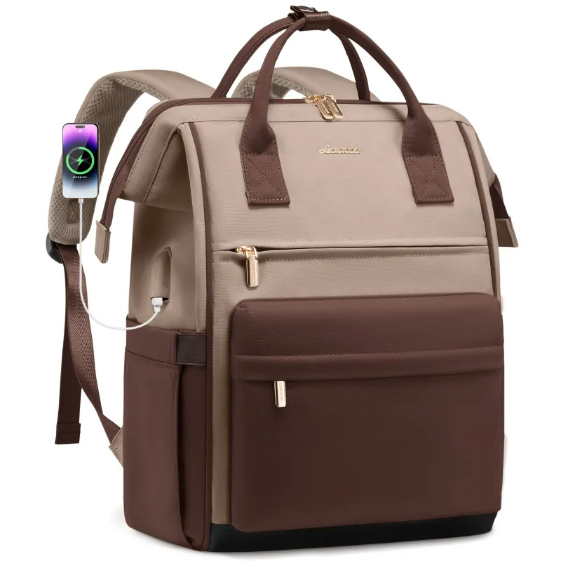 Γυναικείο Σακίδιο USB Lovevook 15,6'' MB2146 brown