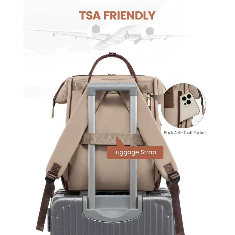 Γυναικείο Σακίδιο USB Lovevook 15,6'' MB2146 brown