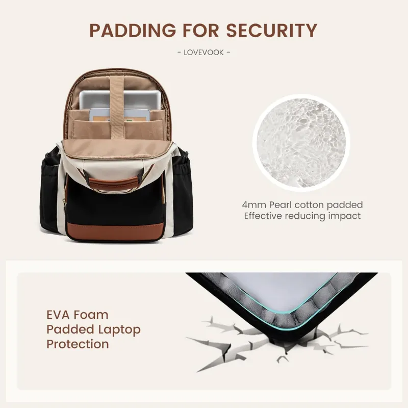 Σακίδιο Πλάτης Ταξιδίου Lovevook 15,6'' MB4230 beige black