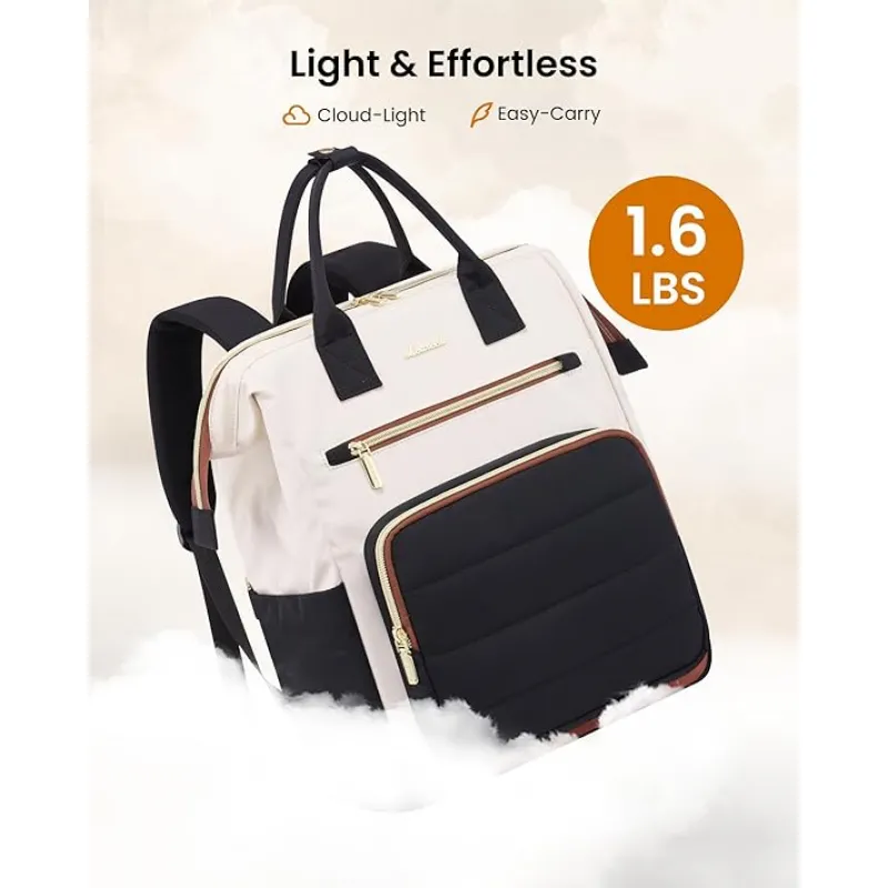 Σακίδιο Πλάτης Ταξιδιού Lovevook 15,6'' MB5116 Beige Black Brown