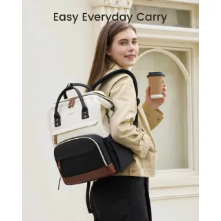 Γυναικείο σακίδιο πλάτης για laptop Lovevook 15,6'' MB5459 Beige Black Brown
