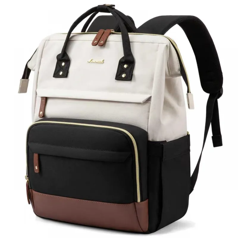 Γυναικείο σακίδιο πλάτης για laptop Lovevook 15,6'' MB5459 Beige Black Brown