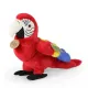 Rappa Λούτρινος Παπαγάλος Macaw Κόκκινος 24 εκ. Eco-Friendly (195028)