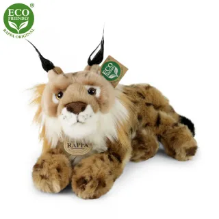 Rappa Λούτρινος Λύγκας 28 εκ. Ξαπλωτός Eco-Friendly (198999)