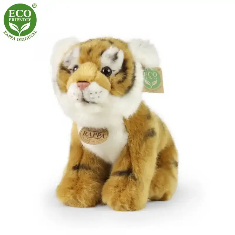 Rappa Λούτρινο Τιγράκι Καθιστό 25 εκ. Eco-Friendly (203808)