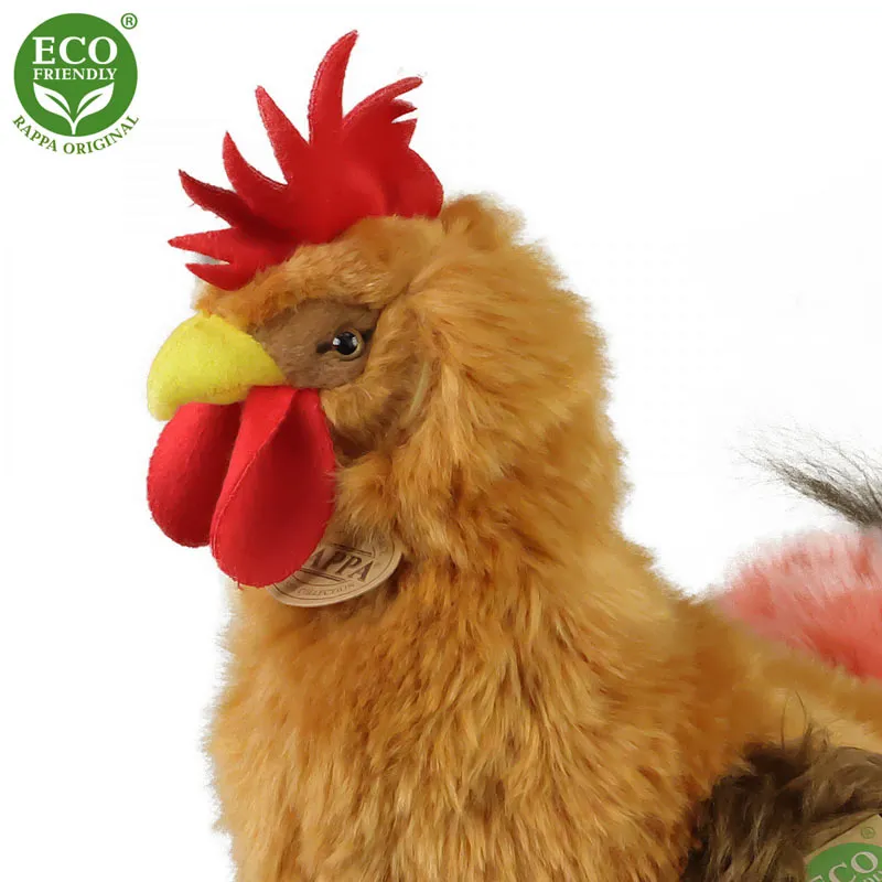 Rappa Λούτρινος Καφέ Πετεινός 33 εκ. Ορθιος Eco-Friendly (203853)