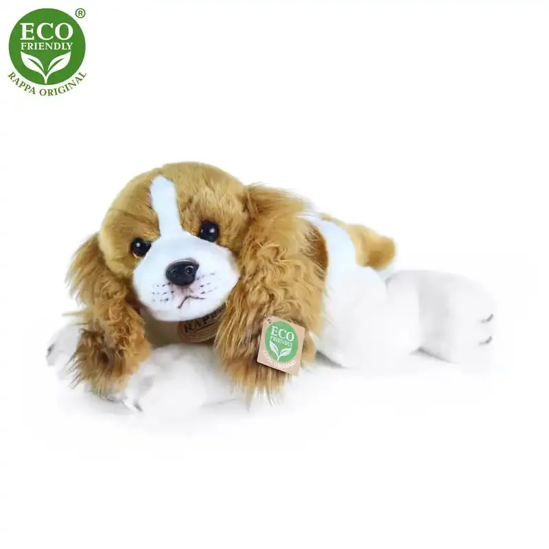 Rappa Λούτρινος Σκύλος Cavalier Ξαπλωτό 30 εκ. Eco-Friendly (203976)