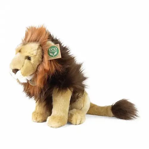 Rappa Λούτρινο Λιονταράκι Καθιστό 25 εκ. Eco-Friendly (204577)