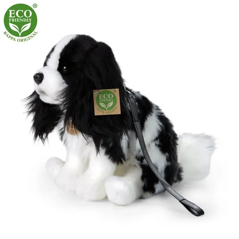 Rappa Λούτρινος Σκύλος Cavalier Καθιστός 27 εκ. Eco-Friendly (209725)