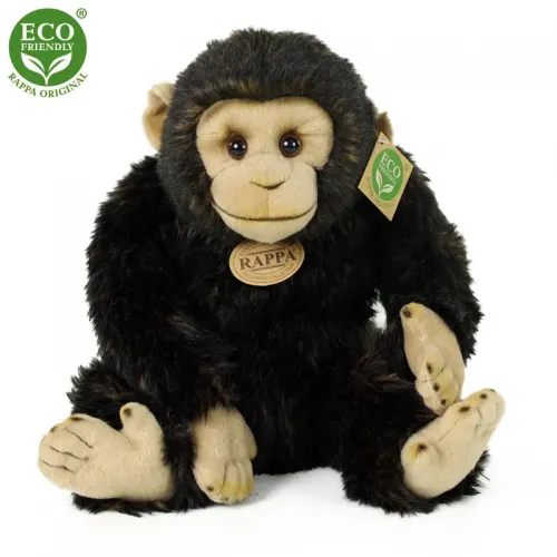 Rappa Λούτρινο Χιμπατζής Καθιστός 27 εκ. Eco-Friendly (211858)