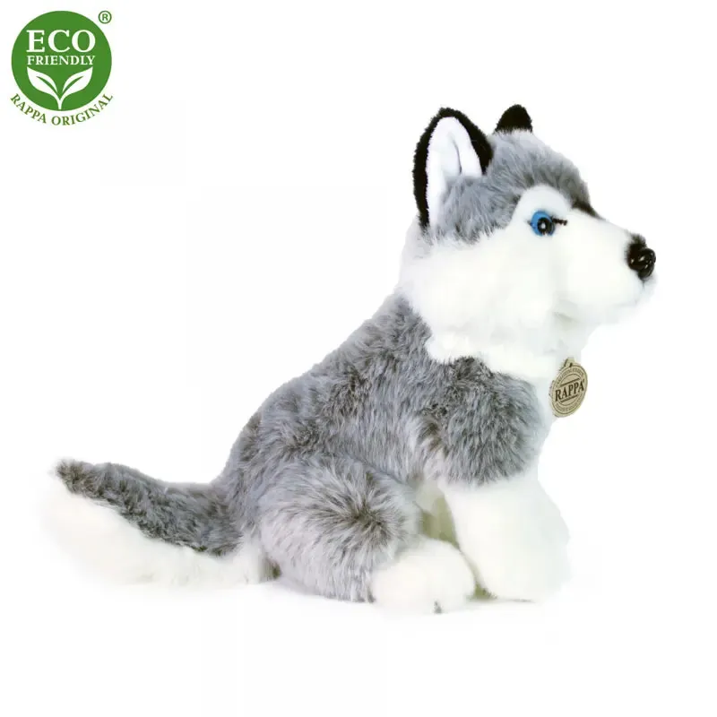 Rappa Λούτρινος Σκύλος Husky 30 εκ. Eco-Friendly (220188)