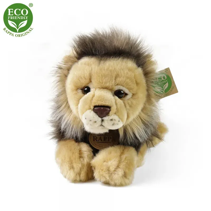 Rappa Λούτρινο Λιοντάρι Ξαπλωτό 25 εκ. Eco-Friendly (220850)