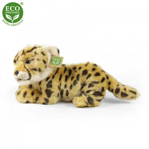 Rappa Λούτρινος Γατόπαρδος 25 εκ. Ξαπλωτός Eco-Friendly (220867)