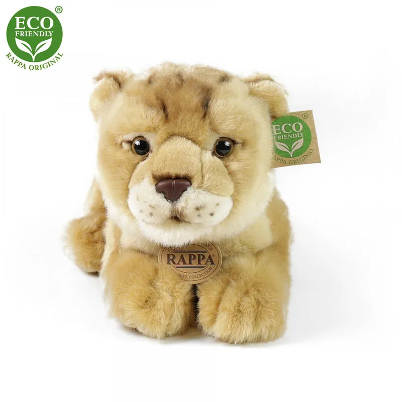 Rappa Λούτρινη Λέαινα Ξαπλωτή 28 εκ. Eco-Friendly (220881)