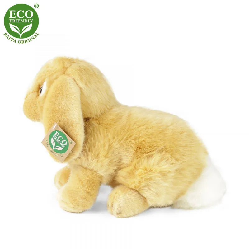Rappa Λούτρινο Καφέ Κουνελάκι 24 εκ. Καθιστό Eco-Friendly (220942)